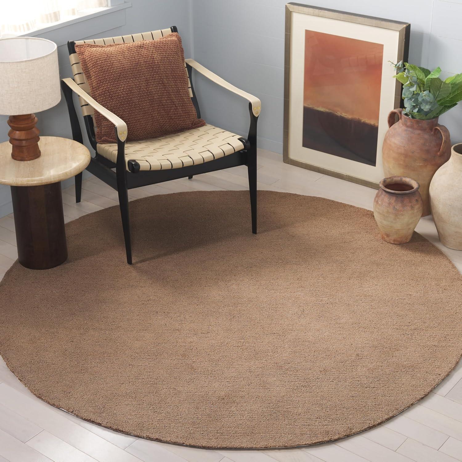 image:imageSAFAVIEH Area Rug 8x10 Natural Fiber Collection Large Gold Handmade Jute Ideal for Living Room Bedroom Dining Space NFB725DNatural