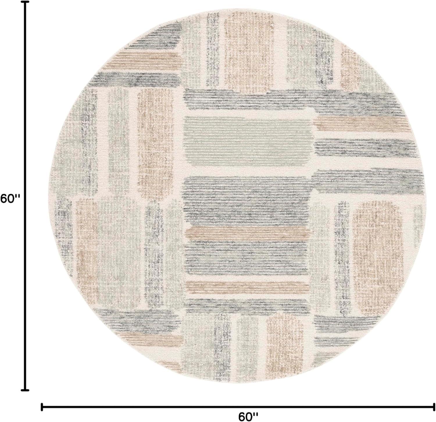 image:imageSAFAVIEH Area Rug 8x10 Natural Fiber Collection Large Ivory amp Natural Handmade Jute amp Wool Rustic Farmhouse Boho Style Ideal for Living Room Bedroom Dining Space NF512AIvoryGrey