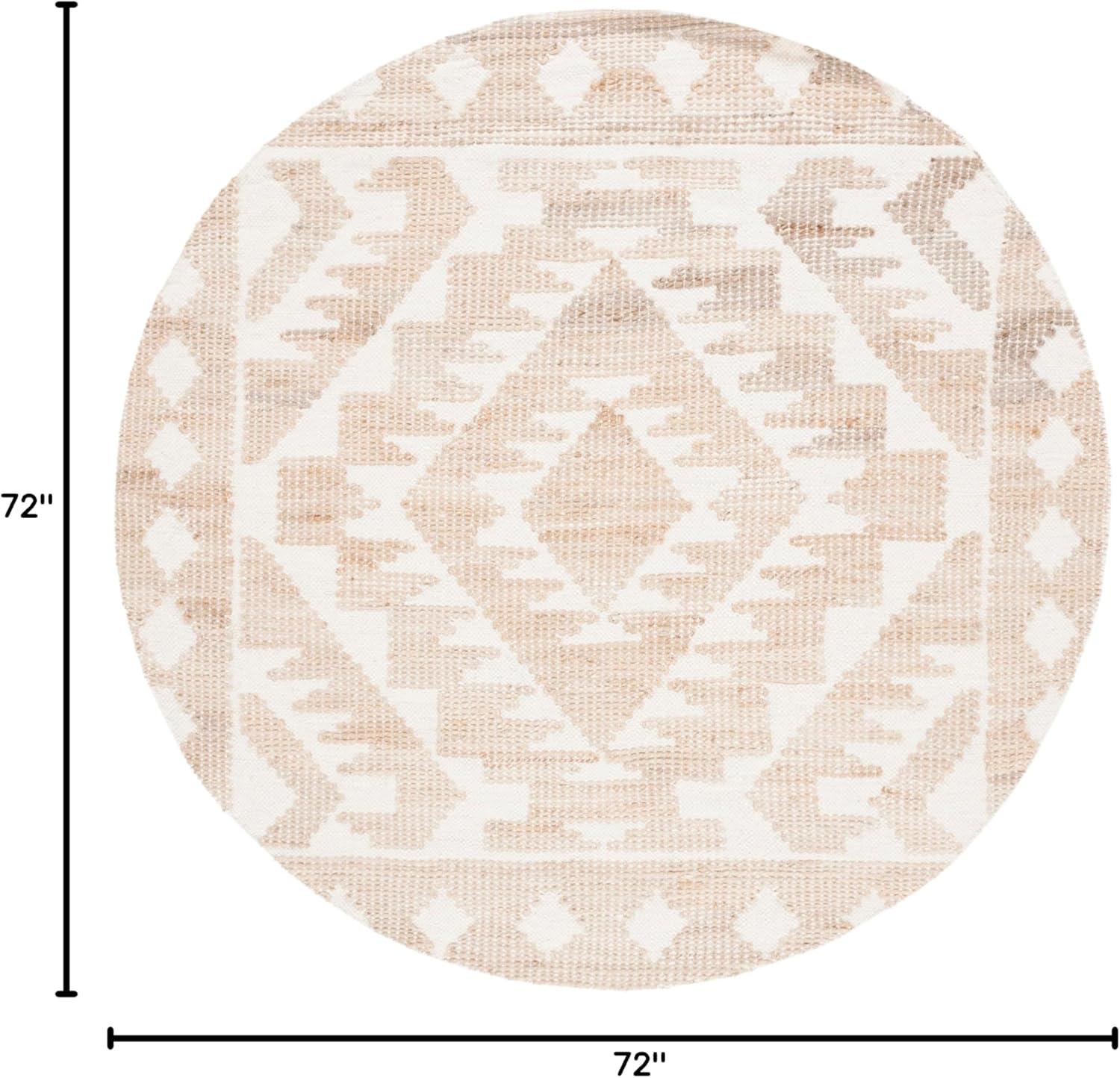 image:imageSAFAVIEH Area Rug 8x10 Natural Fiber Collection Large Ivory amp Natural Handmade Jute amp Wool Rustic Farmhouse Boho Style Ideal for Living Room Bedroom Dining Space NF512AIvoryNatural