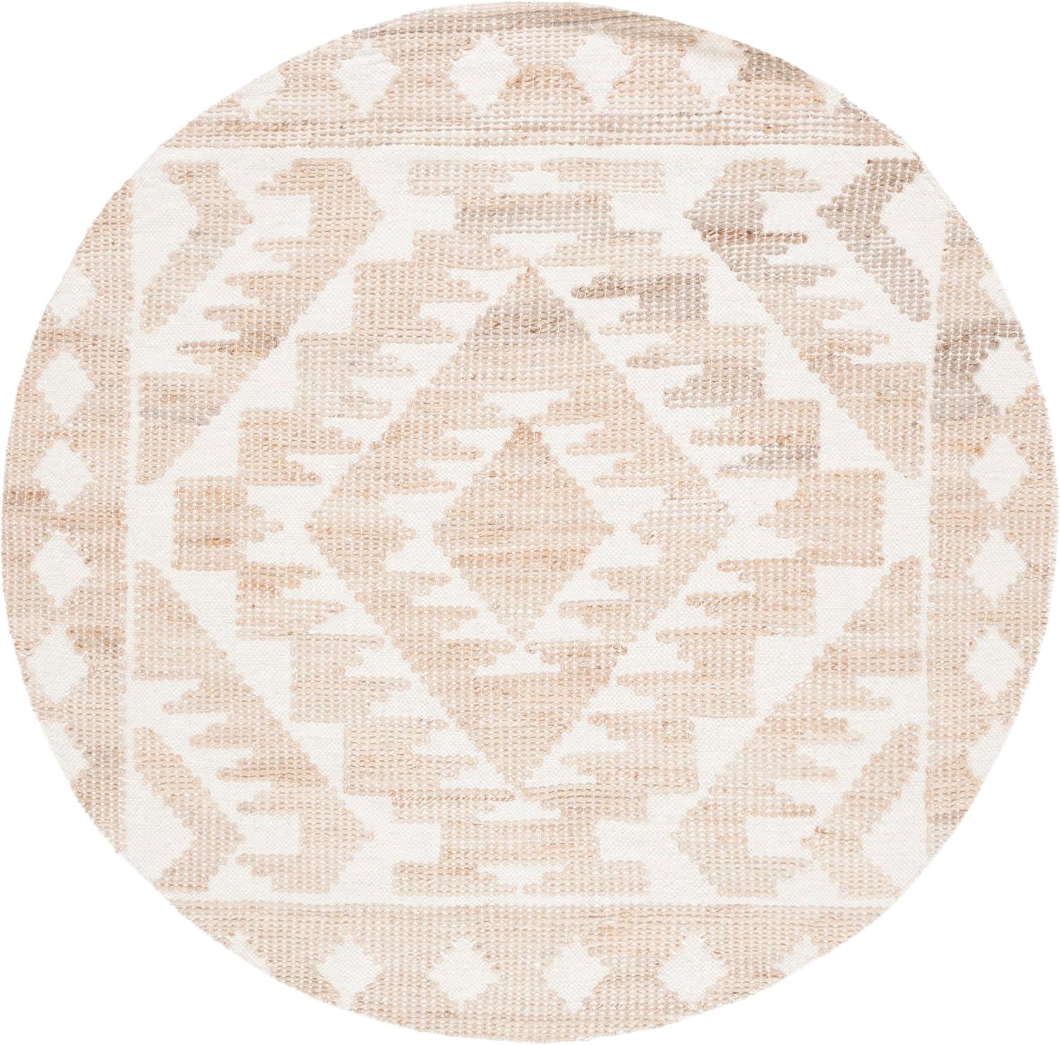 image:imageSAFAVIEH Area Rug 8x10 Natural Fiber Collection Large Ivory amp Natural Handmade Jute amp Wool Rustic Farmhouse Boho Style Ideal for Living Room Bedroom Dining Space NF512AIvoryNatural