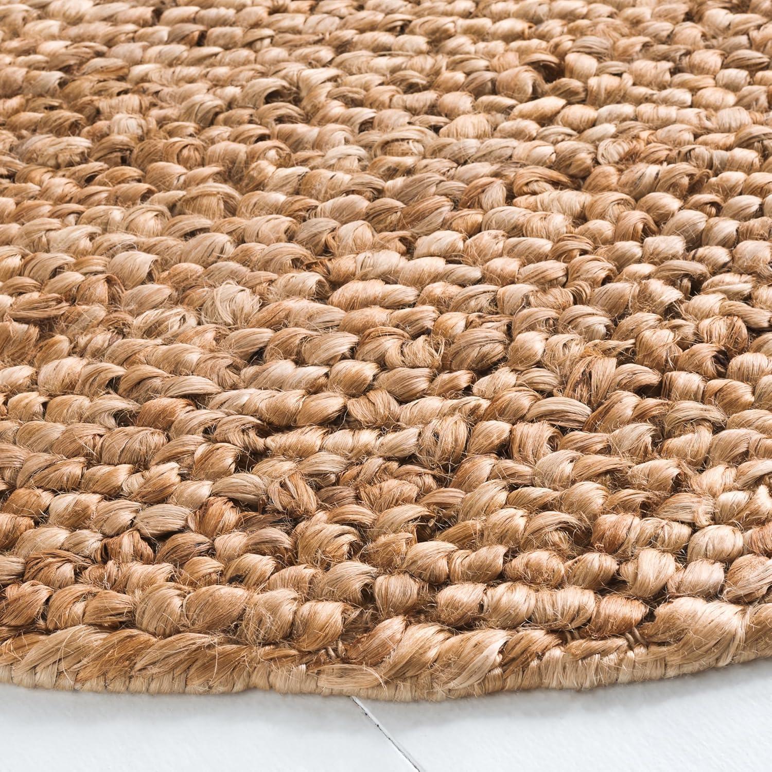 image:imageSAFAVIEH Area Rug 8x10 Natural Fiber Collection Large Natural Flatweave Jute Ideal for Living Room Bedroom Dining Space NFB476ANatural