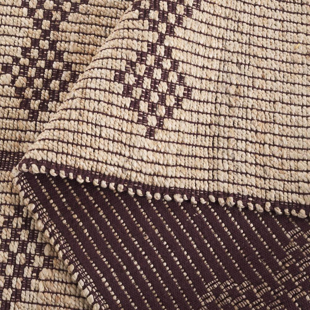 image:imageSAFAVIEH Area Rug 8x10 Natural Fiber Collection Large Natural amp Brown Handmade Jute Ideal for Living Room Bedroom Dining Space NF899ANaturalBrown