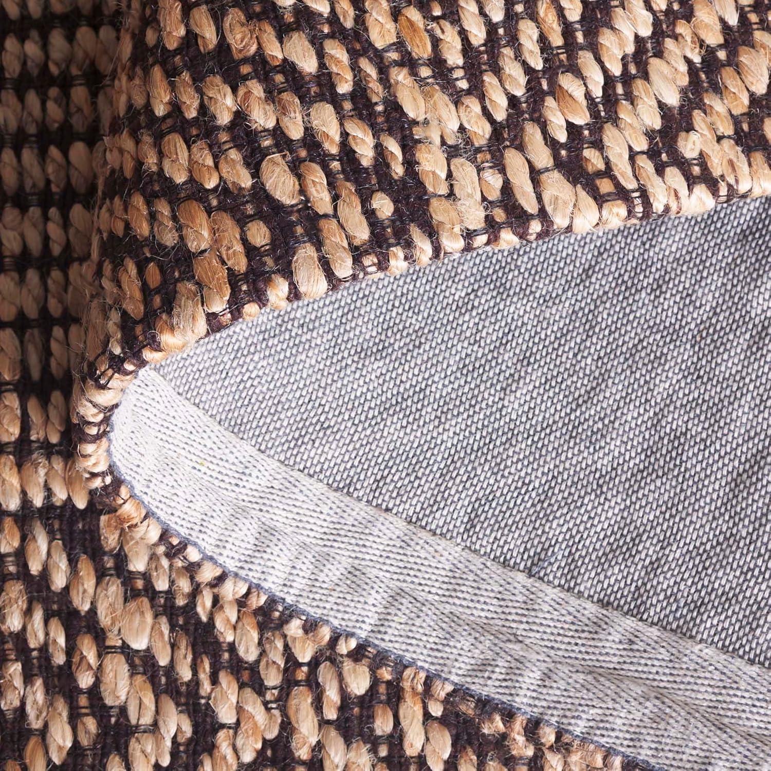 image:imageSAFAVIEH Area Rug 8x10 Natural Fiber Collection Large Natural amp Brown Hemp Ideal for Living Room Bedroom Dining Space NF565ANaturalBrown