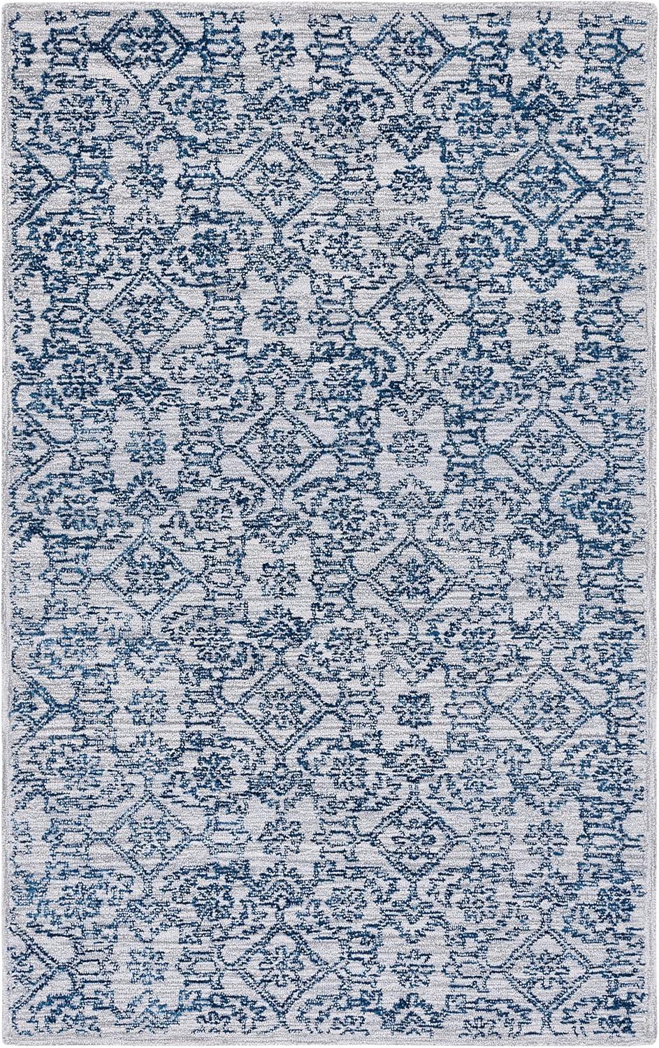 image:imageSAFAVIEH Area Rug 8x10 Natural Fiber Collection Large Natural amp Gold Handmade Flat Weave Jute Farmhouse Stripe Pattern Ideal for Living Room Bedroom Dining Space NF810DBlue