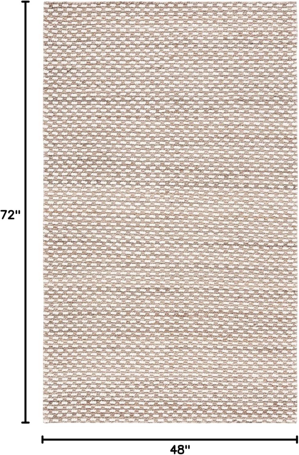 image:imageSAFAVIEH Area Rug 8x10 Natural Fiber Collection Large Natural amp Grey Farmhouse Style Ideal for Living Room Bedroom Dining Space NF835ANaturalGrey