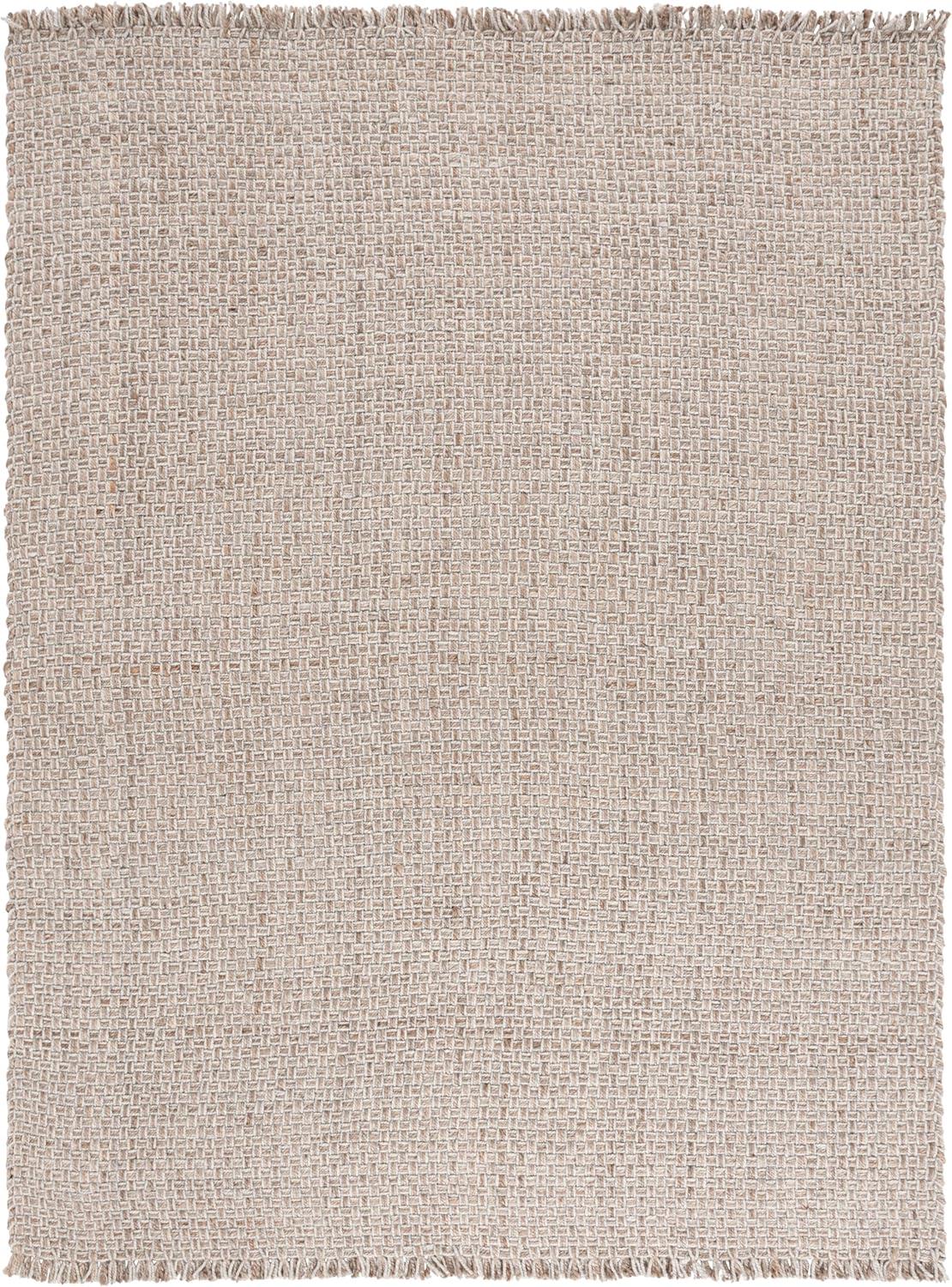 image:imageSAFAVIEH Area Rug 8x10 Natural Fiber Collection Large Natural amp Grey Handmade Wool amp Jute Farmhouse Style Ideal for Living Room Bedroom Dining Space NF819ANaturalGrey