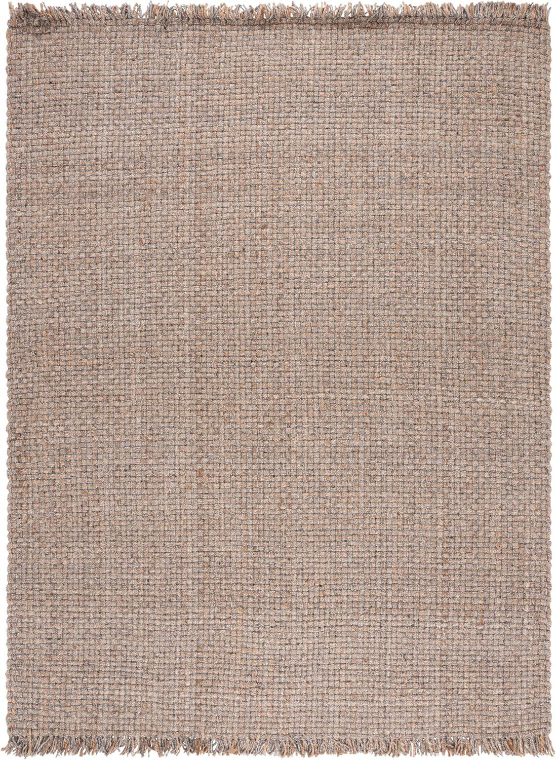 image:imageSAFAVIEH Area Rug 8x10 Natural Fiber Collection Large Natural amp Grey Handmade Wool amp Jute Ideal for Living Room Bedroom Dining Space NF814ANaturalGrey