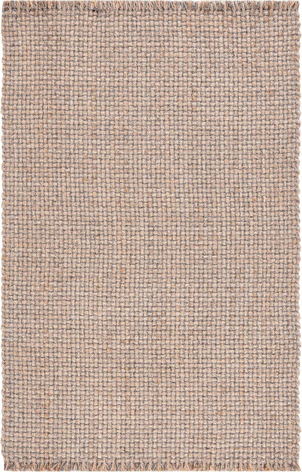 image:imageSAFAVIEH Area Rug 8x10 Natural Fiber Collection Large Natural amp Grey Handmade Wool amp Jute Ideal for Living Room Bedroom Dining Space NF814ANaturalGrey