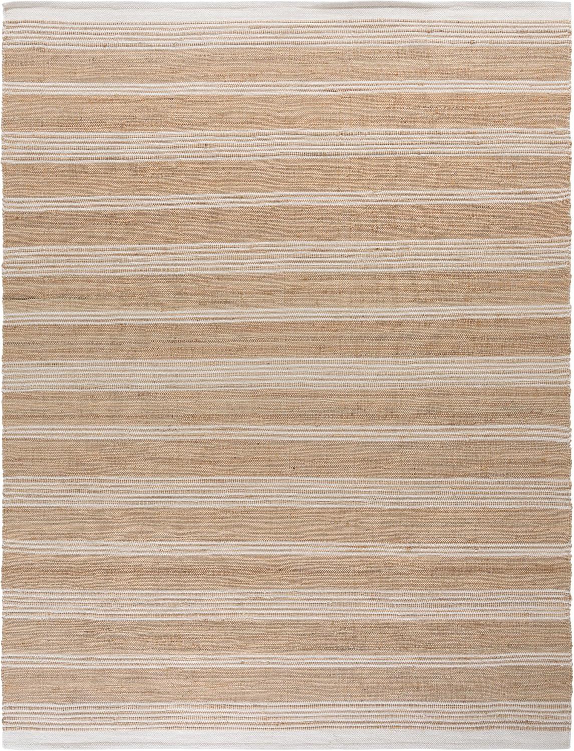 image:imageSAFAVIEH Area Rug 8x10 Natural Fiber Collection Large Natural amp Ivory Handmade Jute Ideal for Living Room Bedroom Dining Space NF608ANaturalIvory