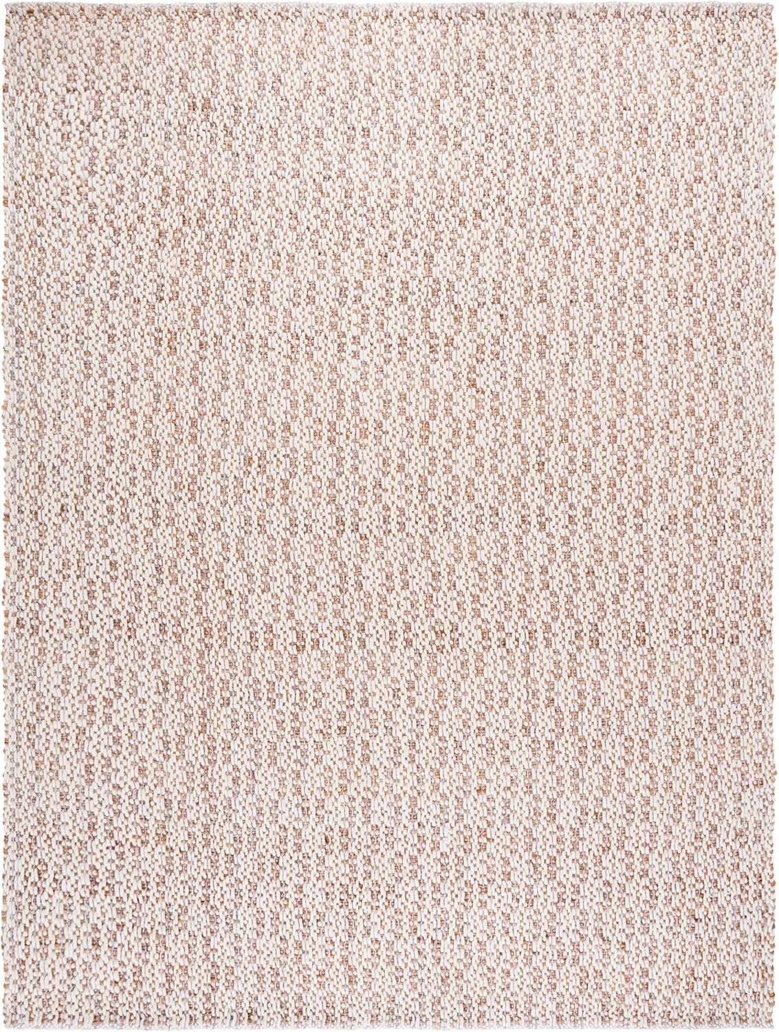 image:imageSAFAVIEH Area Rug 8x10 Natural Fiber Collection Large Natural amp Ivory Handmade Jute amp Wool Ideal for Living Room Bedroom Dining Space NFB225ANaturalPink