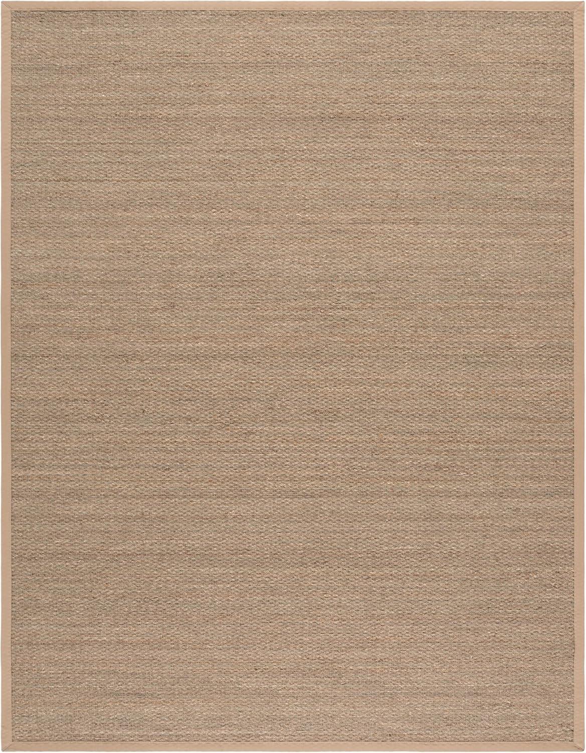 image:imageSAFAVIEH Area Rug 8x10 Natural Fiber Collection Large Natural amp Ivory Seagrass Ideal for Living Room Bedroom Dining Space NF111JNaturalBeige