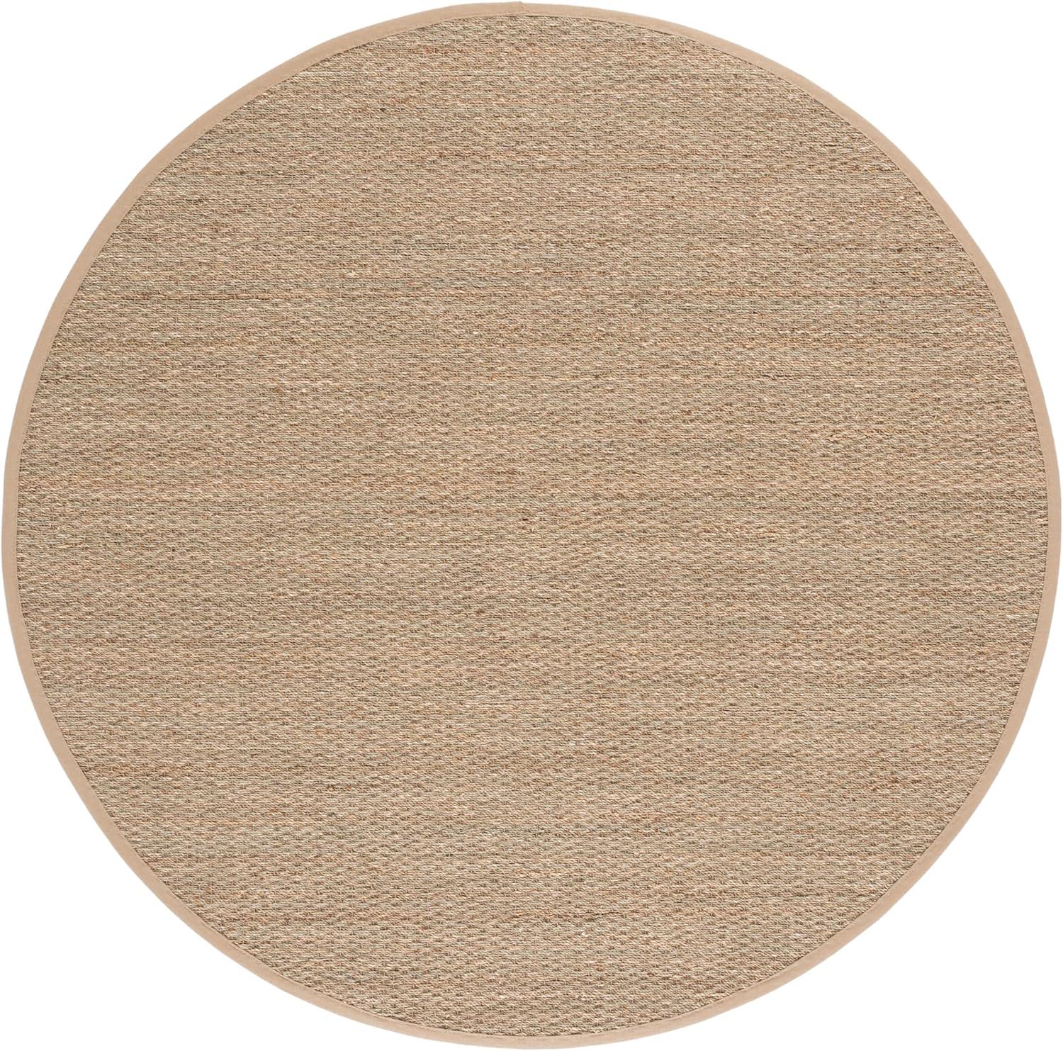 image:imageSAFAVIEH Area Rug 8x10 Natural Fiber Collection Large Natural amp Ivory Seagrass Ideal for Living Room Bedroom Dining Space NF111JNaturalBeige