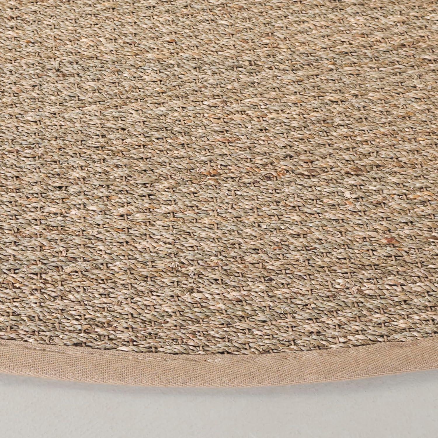 image:imageSAFAVIEH Area Rug 8x10 Natural Fiber Collection Large Natural amp Ivory Seagrass Ideal for Living Room Bedroom Dining Space NF111JNaturalBeige