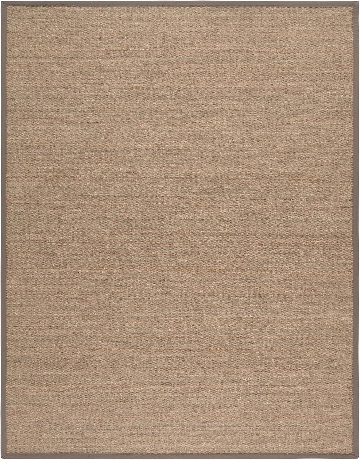 image:imageSAFAVIEH Area Rug 8x10 Natural Fiber Collection Large Natural amp Ivory Seagrass Ideal for Living Room Bedroom Dining Space NF111JNaturalGrey