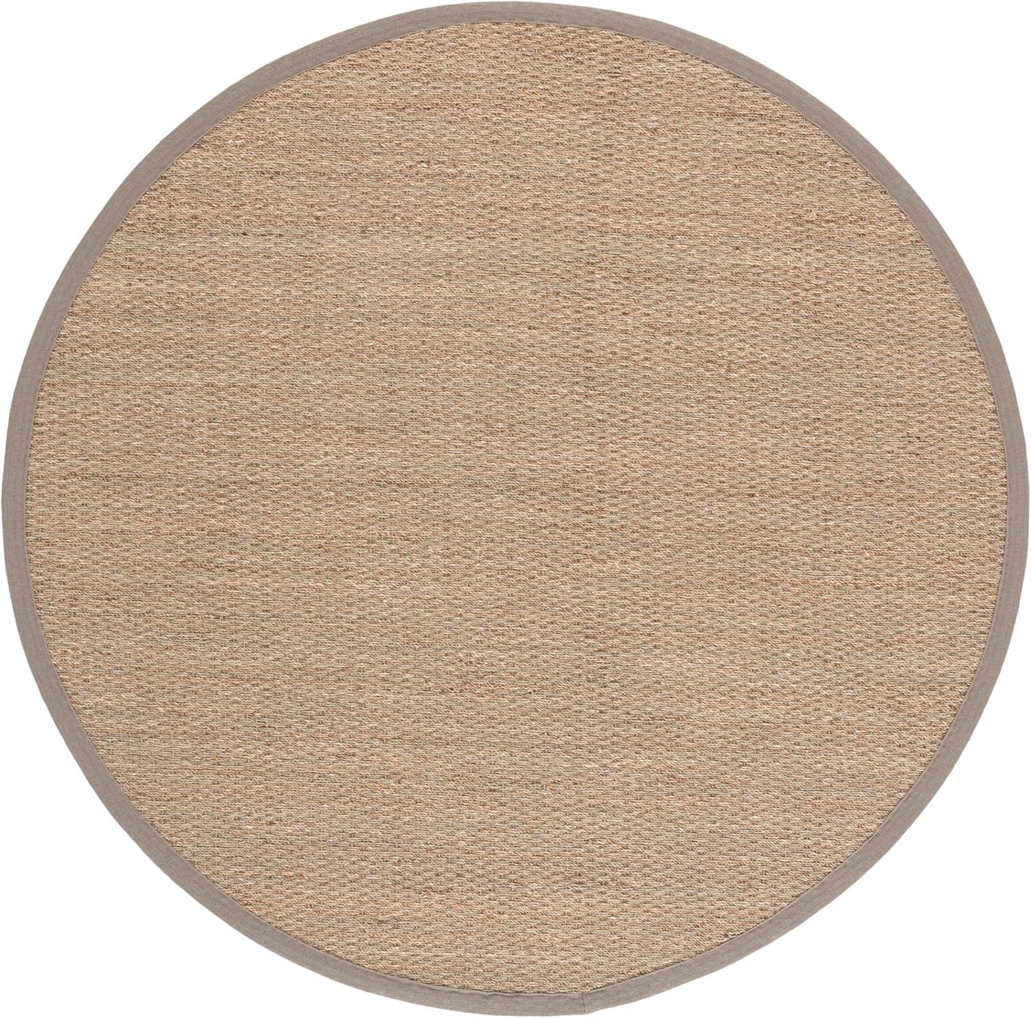 image:imageSAFAVIEH Area Rug 8x10 Natural Fiber Collection Large Natural amp Ivory Seagrass Ideal for Living Room Bedroom Dining Space NF111JNaturalGrey