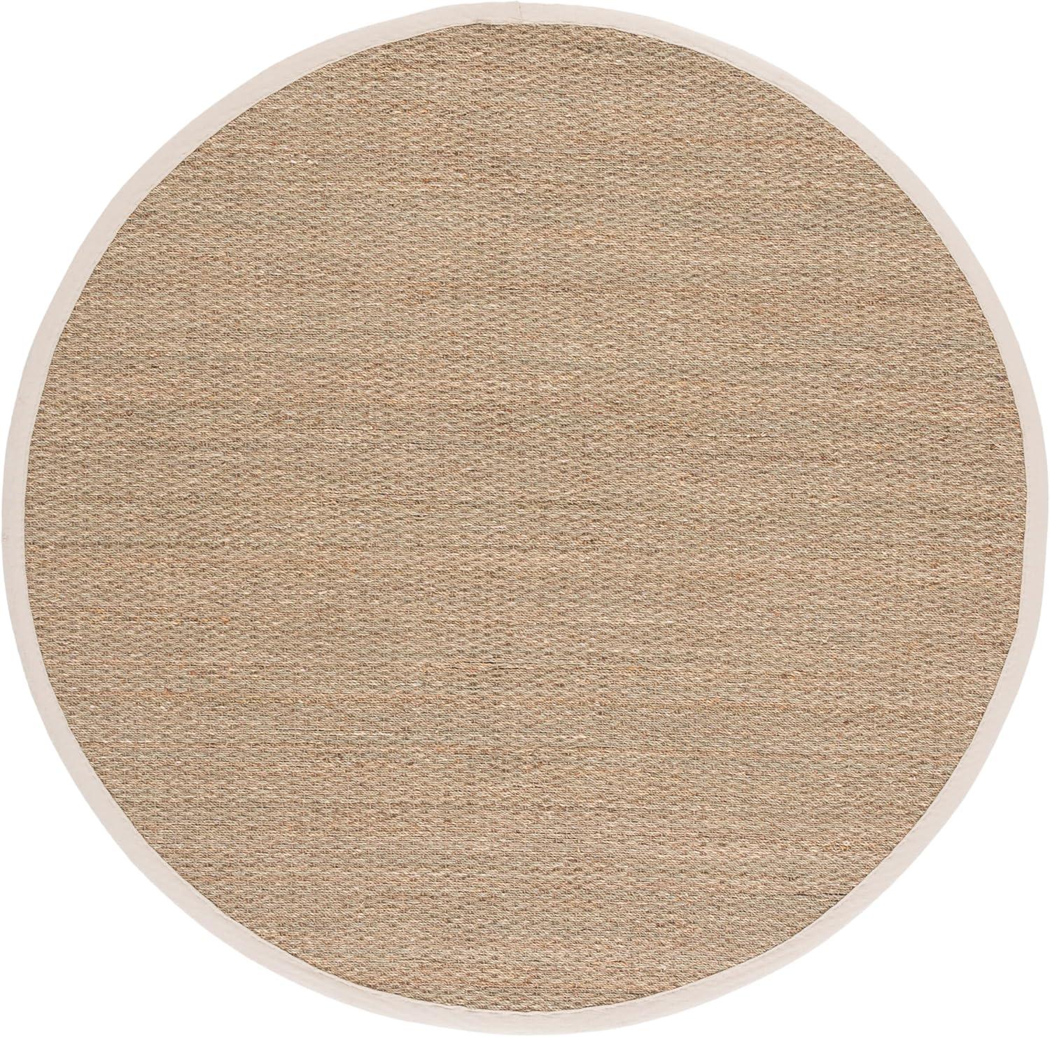 image:imageSAFAVIEH Area Rug 8x10 Natural Fiber Collection Large Natural amp Ivory Seagrass Ideal for Living Room Bedroom Dining Space NF111JNaturalIvory