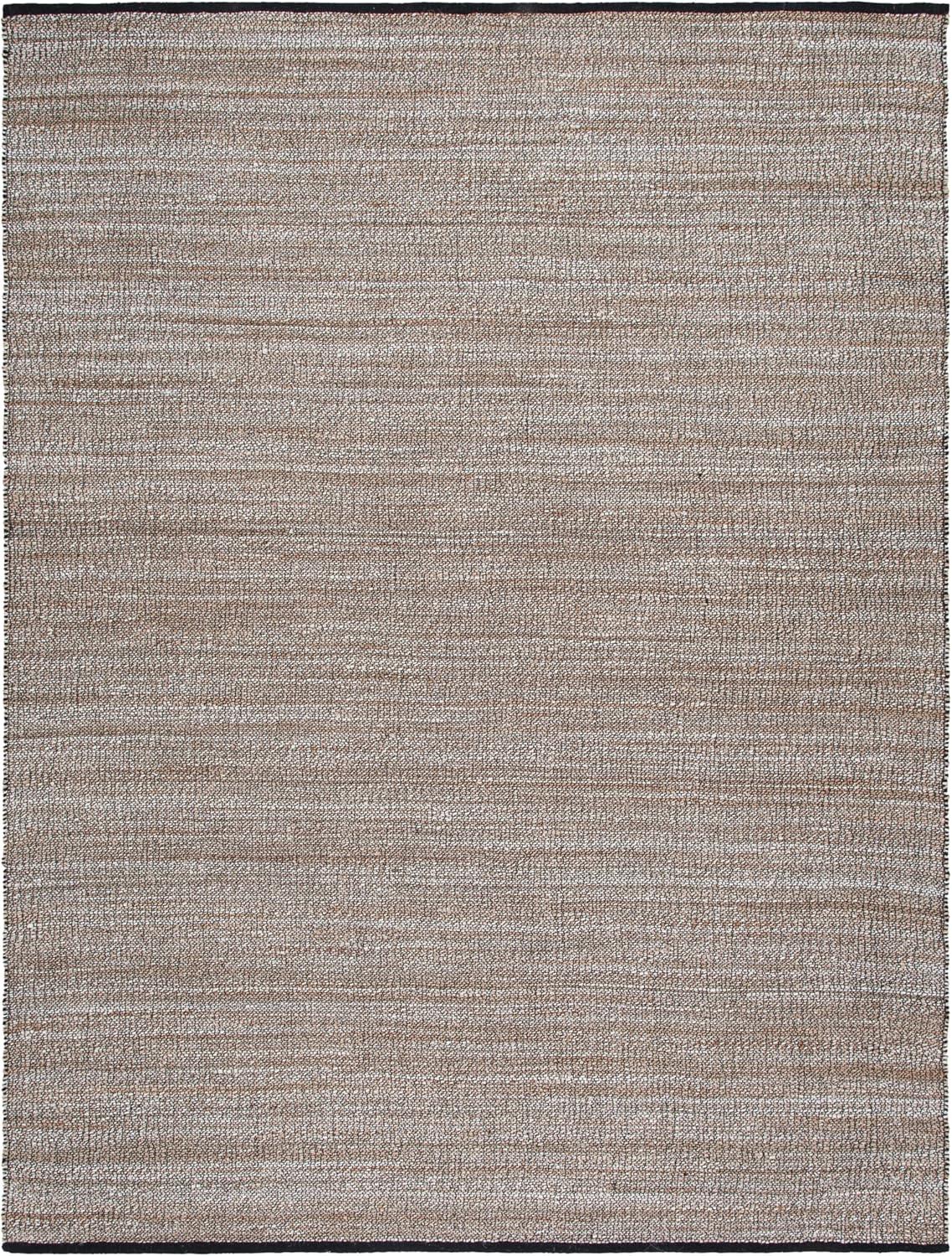 image:imageSAFAVIEH Area Rug 8x10 Natural Fiber Collection Large Taupe amp Bleach Flat Weave Jute Ideal for Living Room Bedroom Dining Space NF865ETaupeBleach