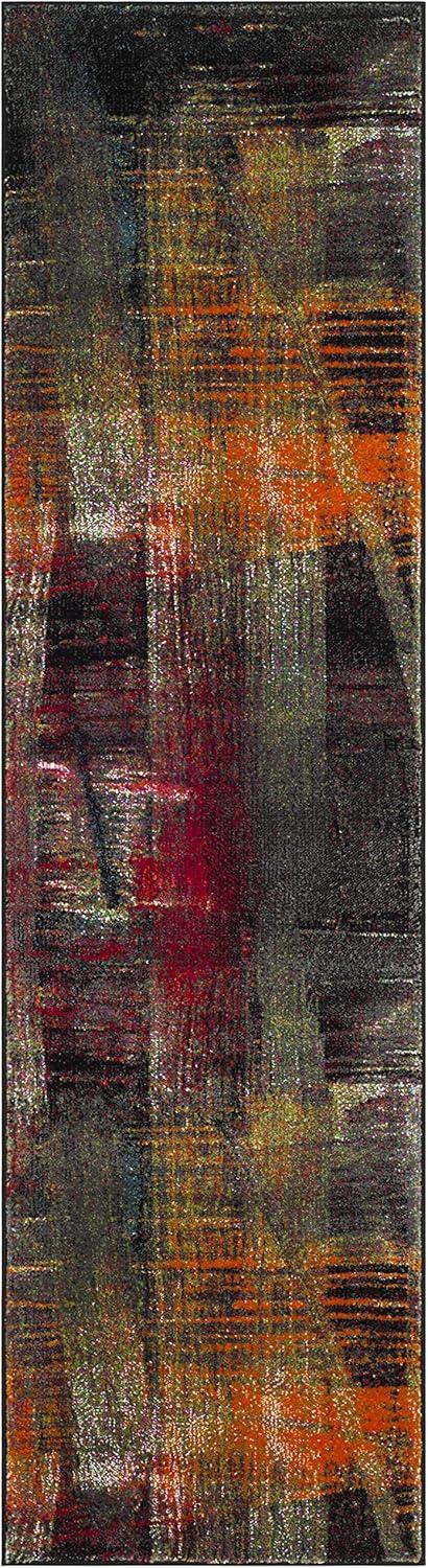 image:imageSAFAVIEH Area Rug 8x10 Porcello Collection Large Multi Modern Abstract Design NonShedding amp Easy Cleaning Ideal for Living Room Bedroom Office Dining Space PRL6936AMulti Color