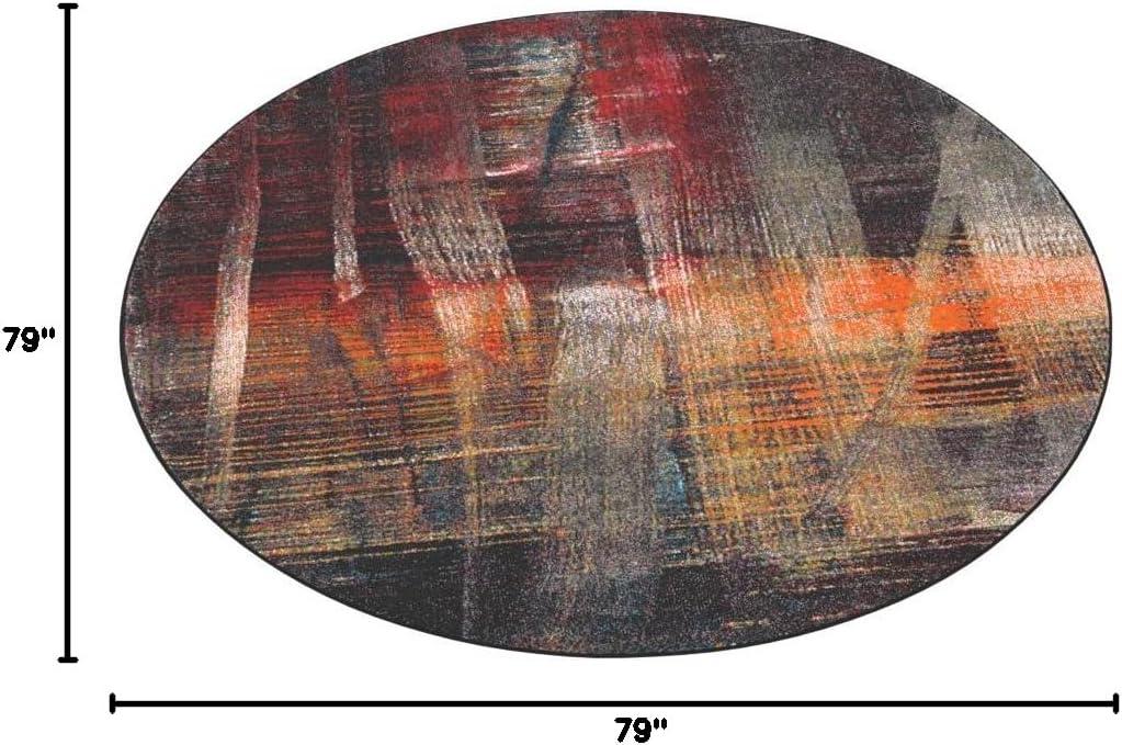 image:imageSAFAVIEH Area Rug 8x10 Porcello Collection Large Multi Modern Abstract Design NonShedding amp Easy Cleaning Ideal for Living Room Bedroom Office Dining Space PRL6936AMulti Color