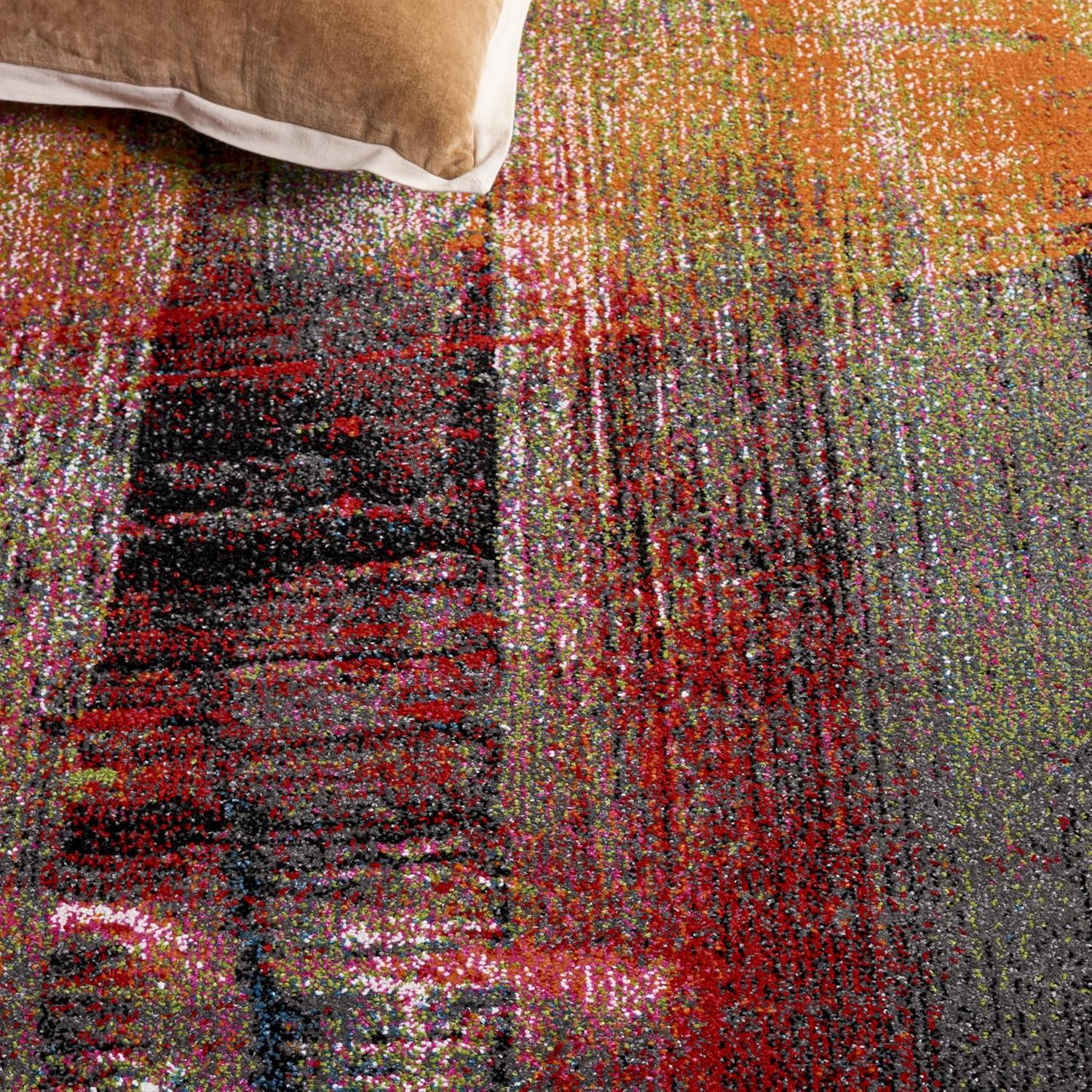 image:imageSAFAVIEH Area Rug 8x10 Porcello Collection Large Multi Modern Abstract Design NonShedding amp Easy Cleaning Ideal for Living Room Bedroom Office Dining Space PRL6936AMulti Color