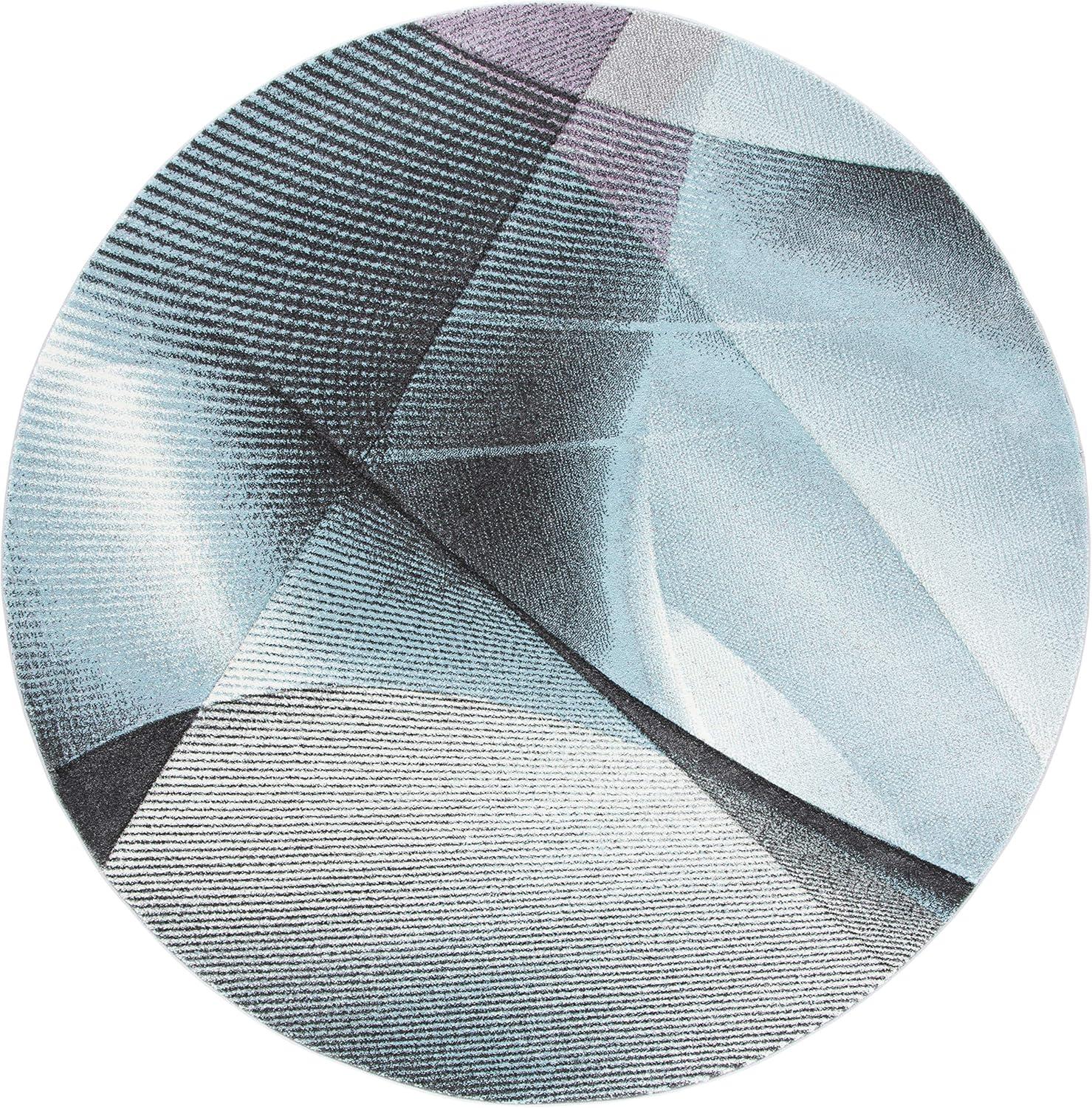 image:imageSAFAVIEH Hollywood Collection Area Rug 9 x 12 Beige amp Blue MidCentury Modern Design NonShedding amp Easy Care Ideal for High Traffic Areas in Living Room Bedroom HLW715BGreyLight Blue
