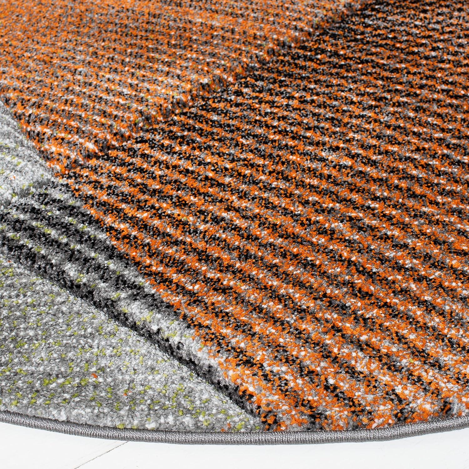 image:imageSAFAVIEH Hollywood Collection Area Rug 9 x 12 Beige amp Blue MidCentury Modern Design NonShedding amp Easy Care Ideal for High Traffic Areas in Living Room Bedroom HLW715BGreyOrange