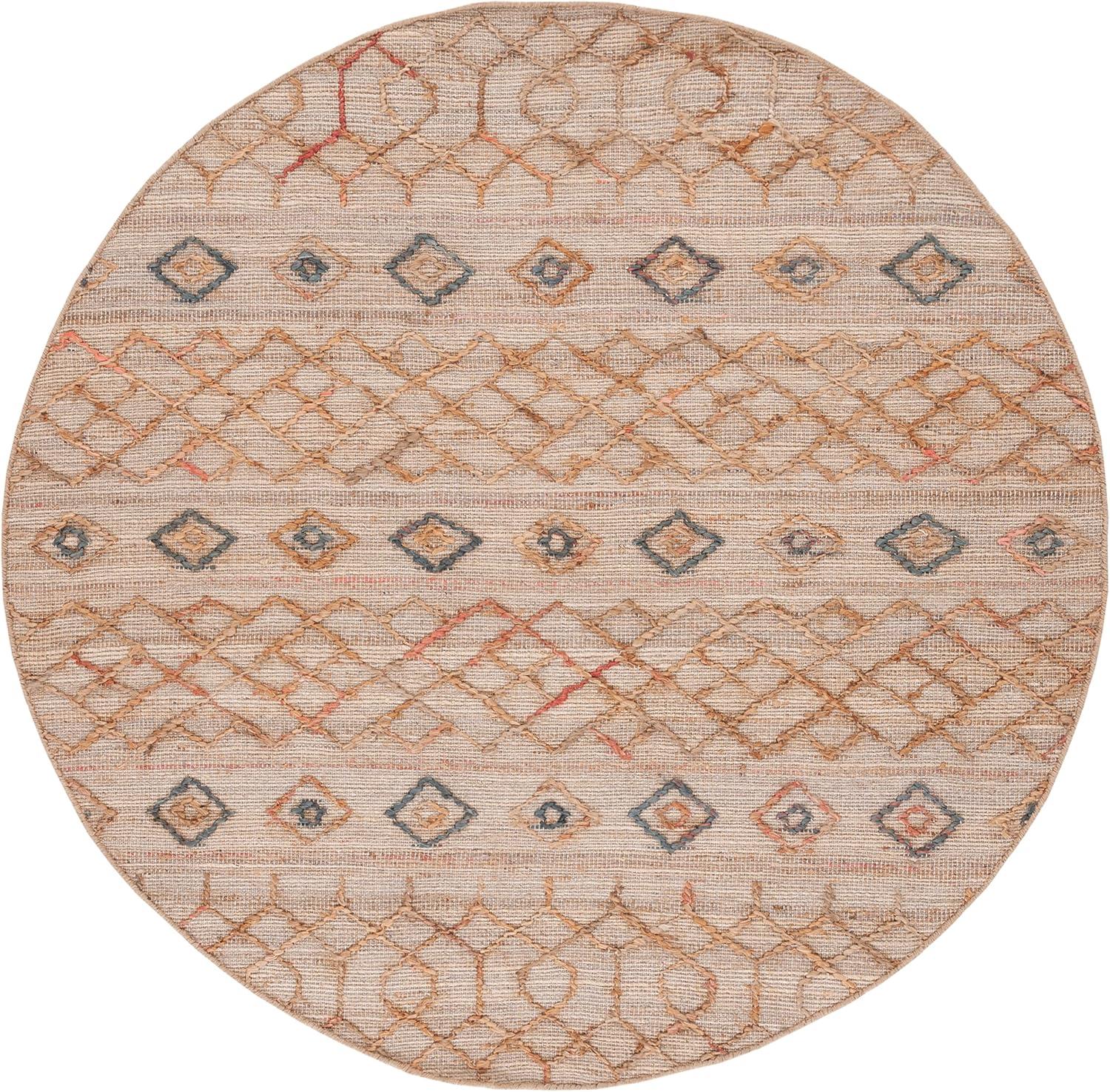 image:imageSAFAVIEH Natural Fiber Collection 8 x 10 Natural Rust NFB402A Moroccan Boho Fringe Jute Living Room Dining Bedroom Area RugNaturalRust