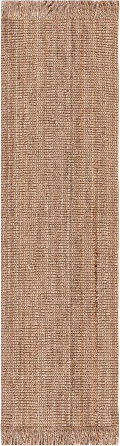 image:imageSAFAVIEH Natural Fiber Collection Area Rug 10 x 14 Natural Handmade Woven Fringe Jute Ideal for High Traffic Areas in Living Room Bedroom NF809ANatural