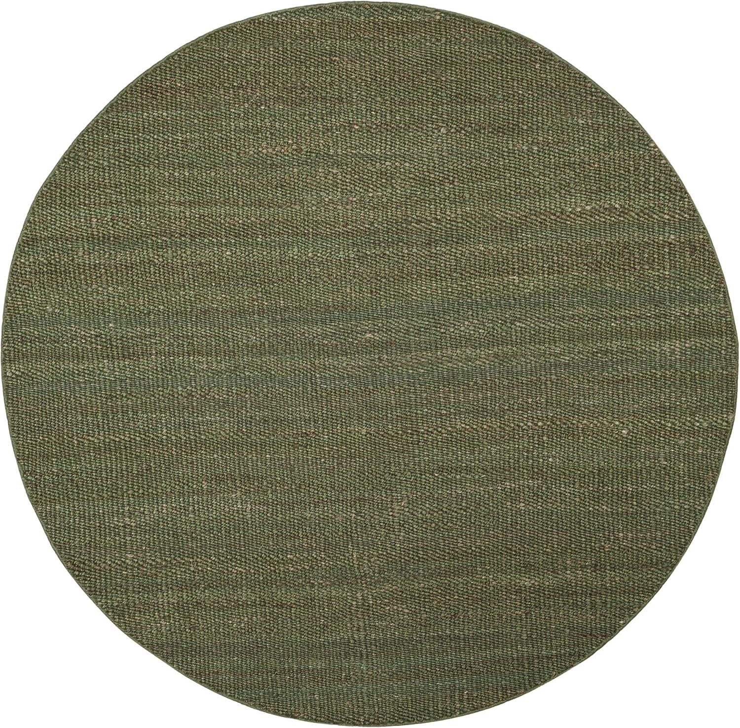 image:imageSAFAVIEH Natural Fiber Collection Area Rug 8 x 10 Blue Handmade Boho Fringe Woven Jute Ideal for High Traffic Areas in Living Room Bedroom NF368EGreen