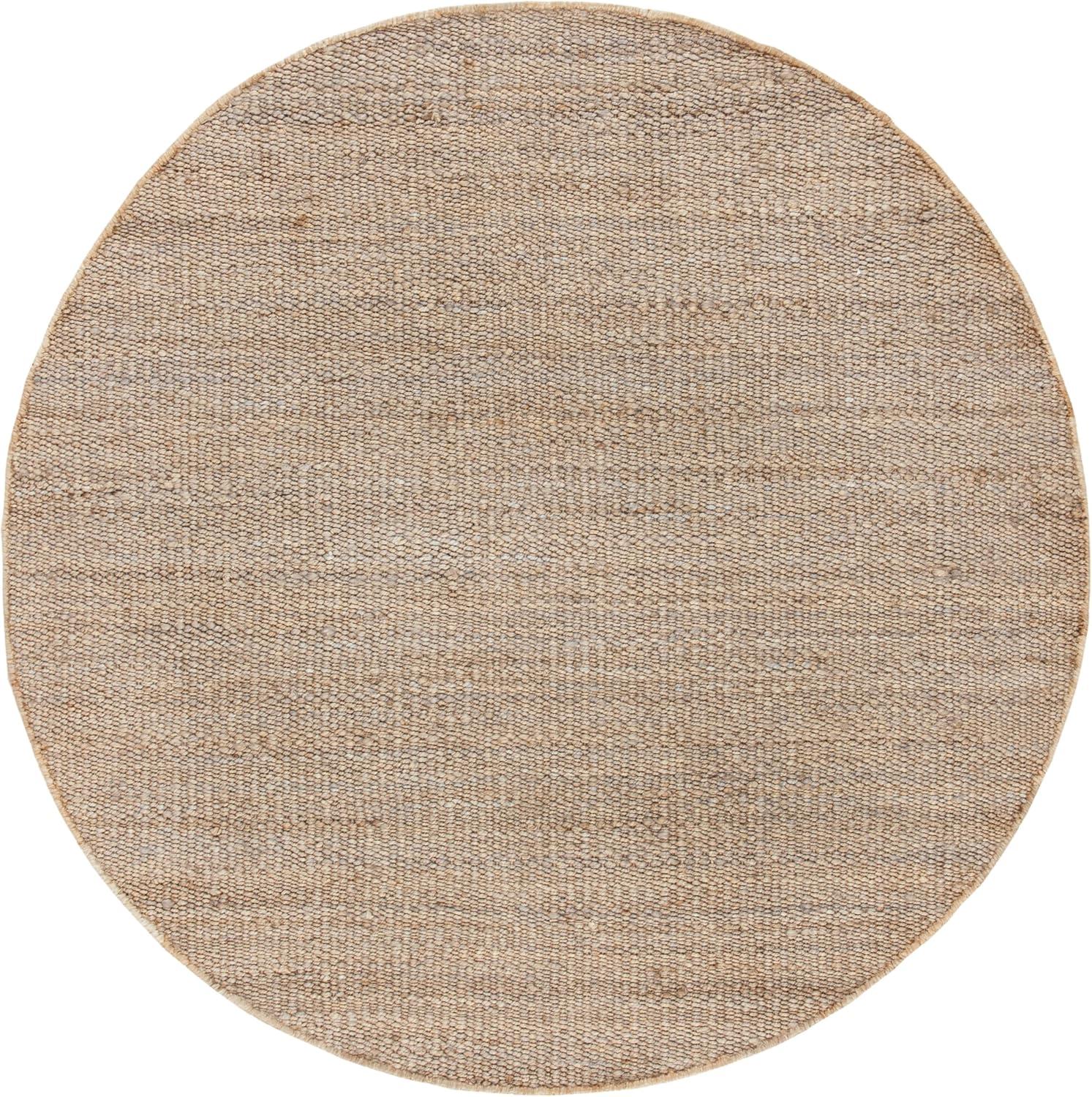 image:imageSAFAVIEH Natural Fiber Collection Area Rug 8 x 10 Blue Handmade Boho Fringe Woven Jute Ideal for High Traffic Areas in Living Room Bedroom NF368EGrey