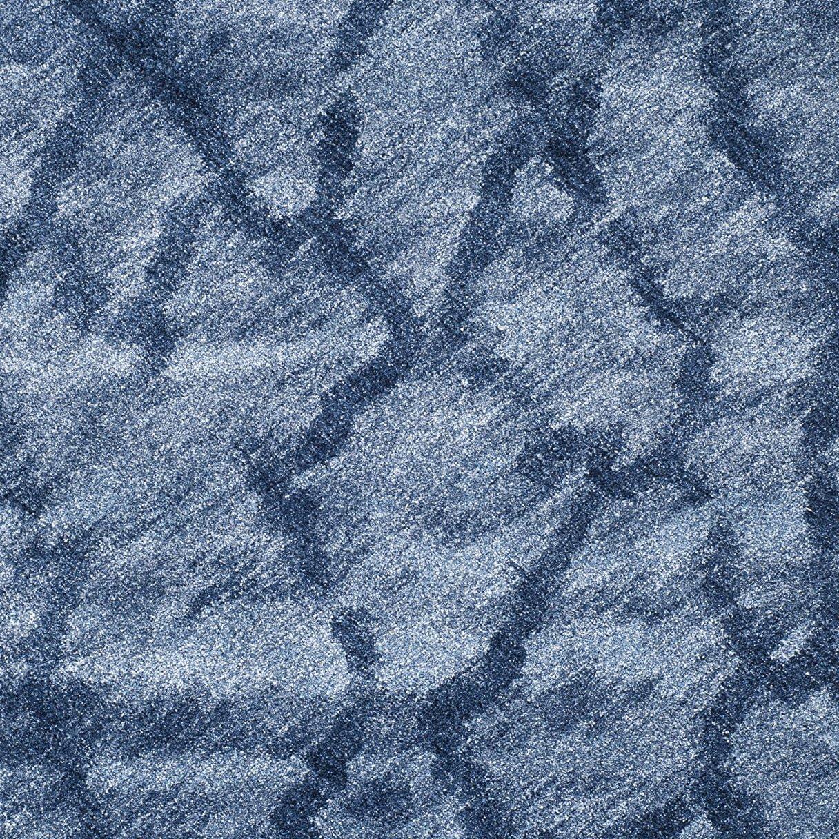 image:imageSAFAVIEH Retro Collection Area Rug 53 x 8 Blue amp Dark Blue Modern Abstract Design NonShedding amp Easy Care Ideal for High Traffic Areas in Living Room Bedroom RET21446570BlueDark Blue