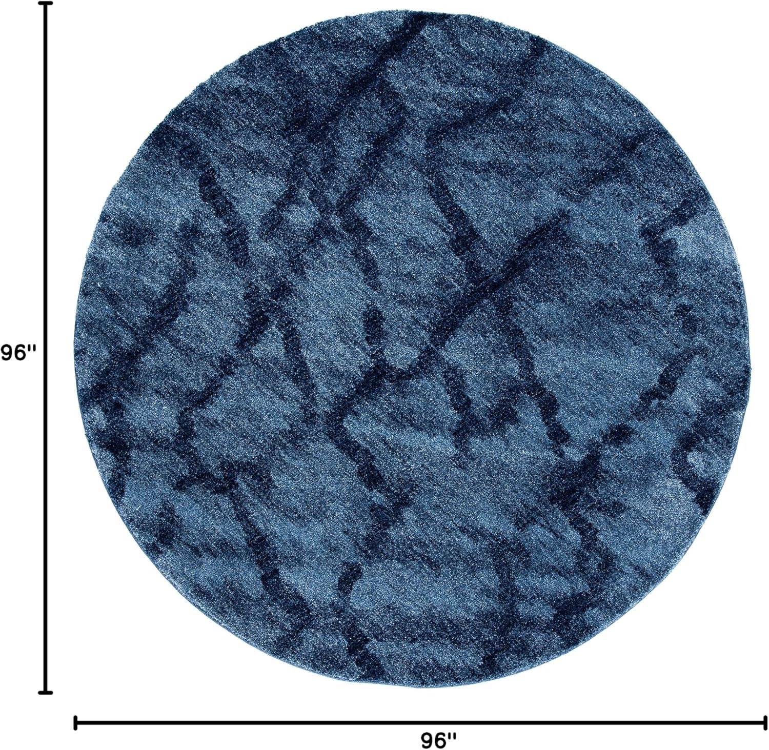 image:imageSAFAVIEH Retro Collection Area Rug 53 x 8 Blue amp Dark Blue Modern Abstract Design NonShedding amp Easy Care Ideal for High Traffic Areas in Living Room Bedroom RET21446570BlueDark Blue