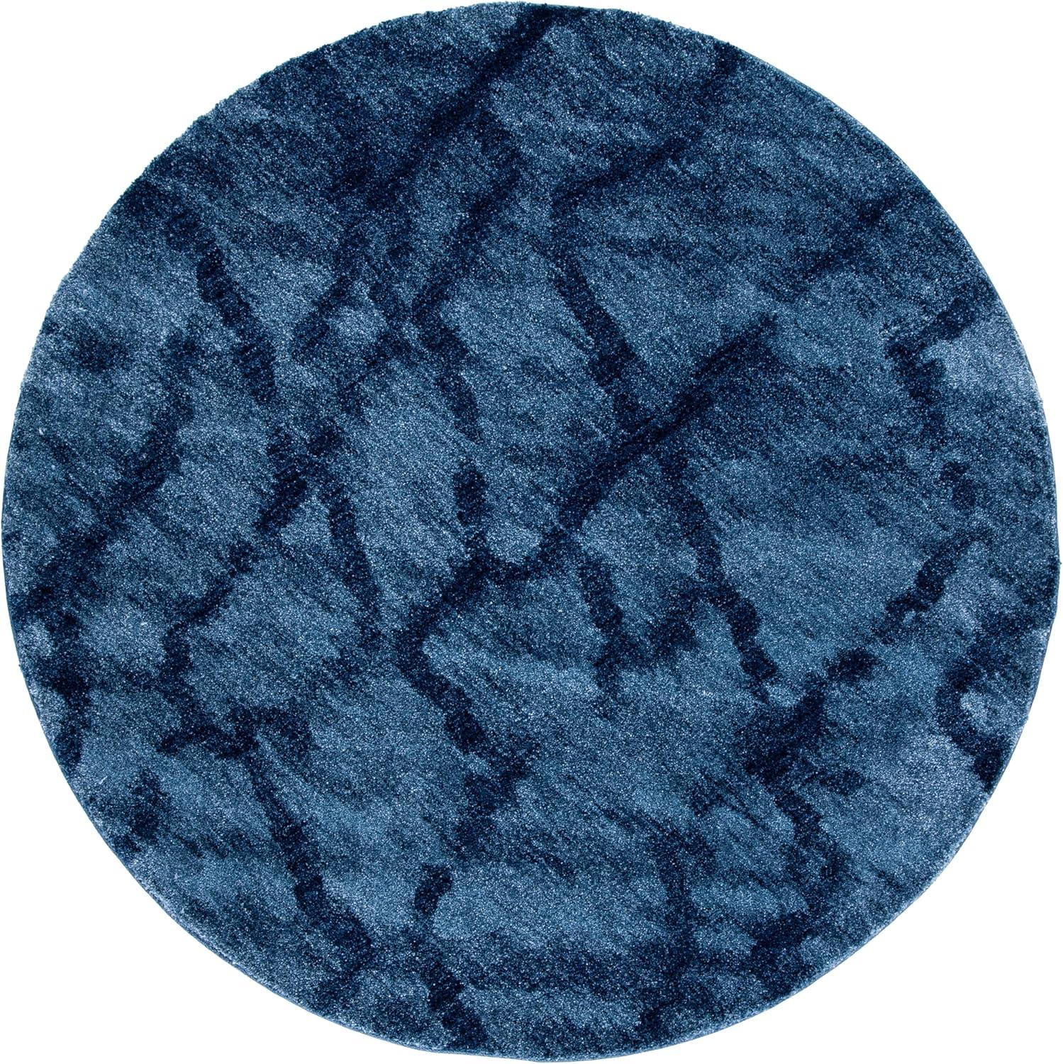 image:imageSAFAVIEH Retro Collection Area Rug 53 x 8 Blue amp Dark Blue Modern Abstract Design NonShedding amp Easy Care Ideal for High Traffic Areas in Living Room Bedroom RET21446570BlueDark Blue