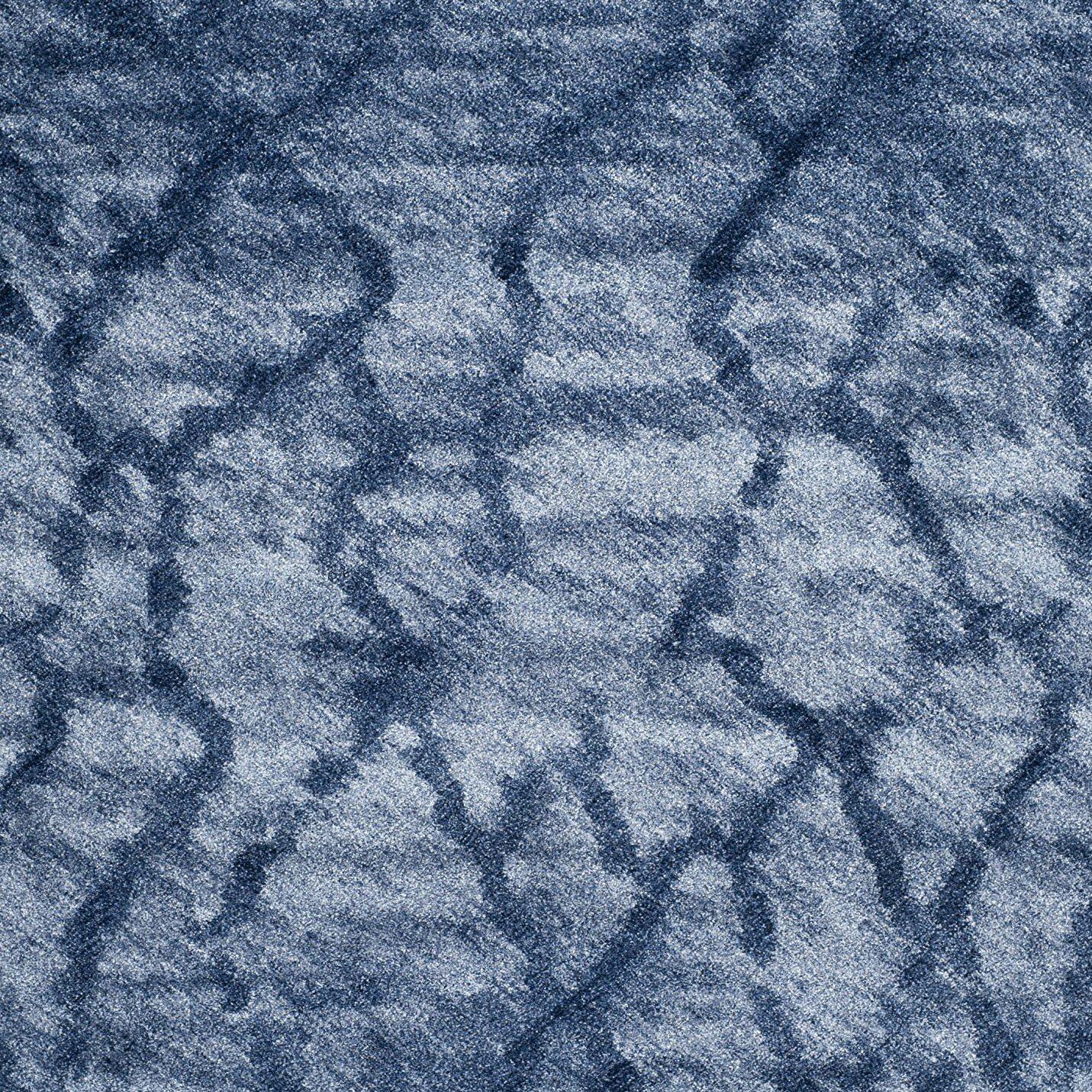 image:imageSAFAVIEH Retro Collection Area Rug 53 x 8 Blue amp Dark Blue Modern Abstract Design NonShedding amp Easy Care Ideal for High Traffic Areas in Living Room Bedroom RET21446570BlueDark Blue