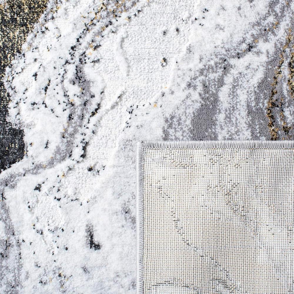 image:imageSAFAVIEH Area Rug 8x10 Amelia Collection Large Charcoal amp Grey Modern Design NonShedding amp Easy Cleaning Ideal for Living Room Bedroom Office Dining Space ALA277JGreyGold