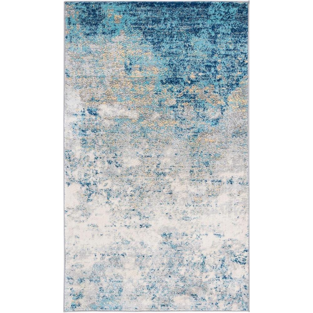 image:imageSAFAVIEH Area Rug 8x10 Jasper Collection Large Grey amp Blue Modern Abstract Design NonShedding amp Easy Cleaning Ideal for Living Room Bedroom Office Dining Space JSP107GGreyBlue