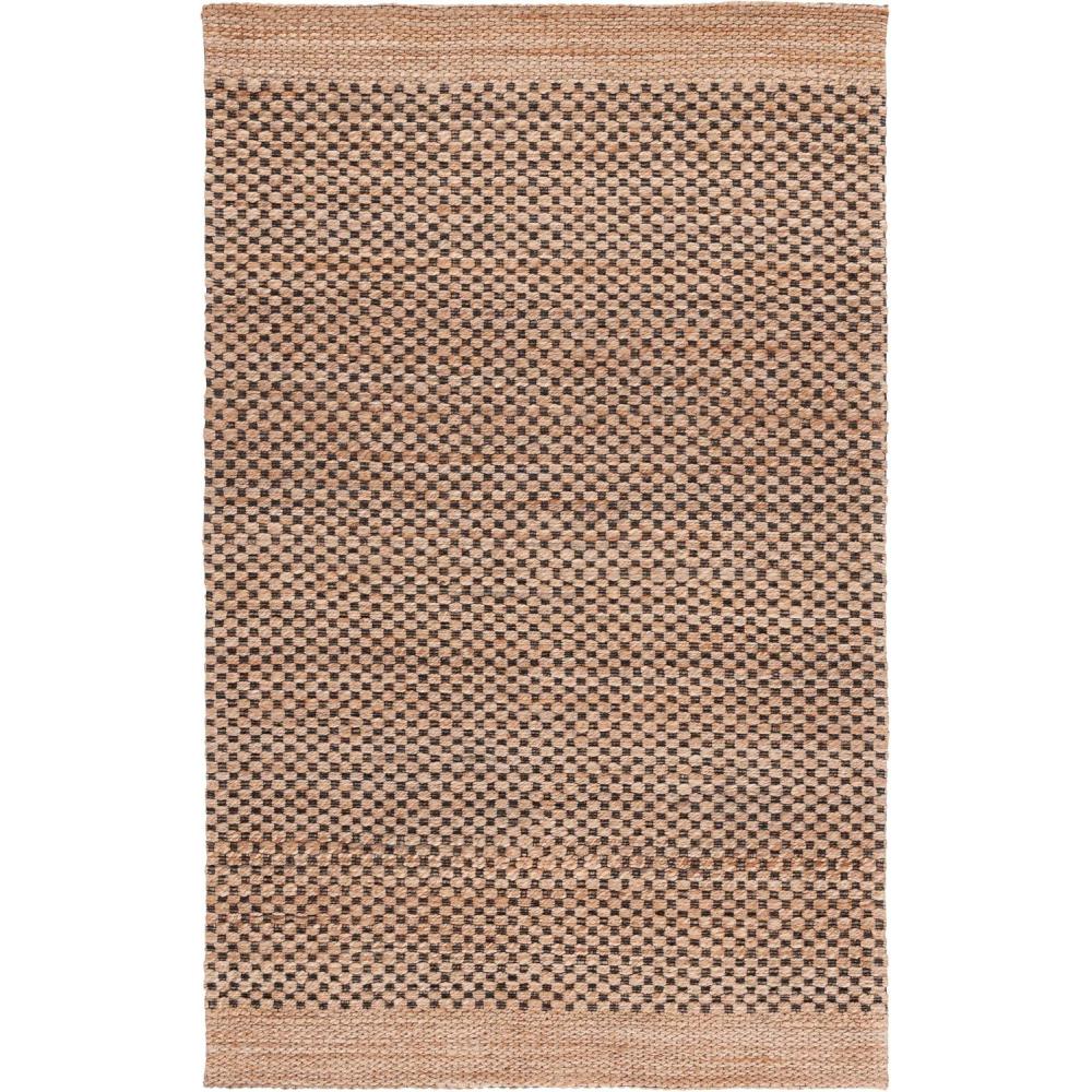 image:imageSAFAVIEH Area Rug 8x10  Natural Fiber Collection  Large  Beige amp Black Flat Weave Jute Ideal for Living Room Bedroom Dining Space NFB675BNaturalBlack