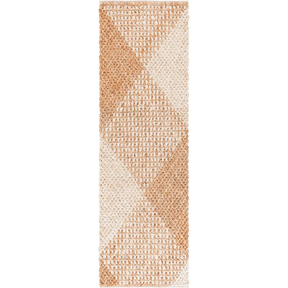 image:imageSAFAVIEH Area Rug 8x10 Natural Fiber Collection Large Natural amp Bleach Color Handmade Jute Ideal for Living Room Bedroom Dining Space NFB875ANaturalBleach