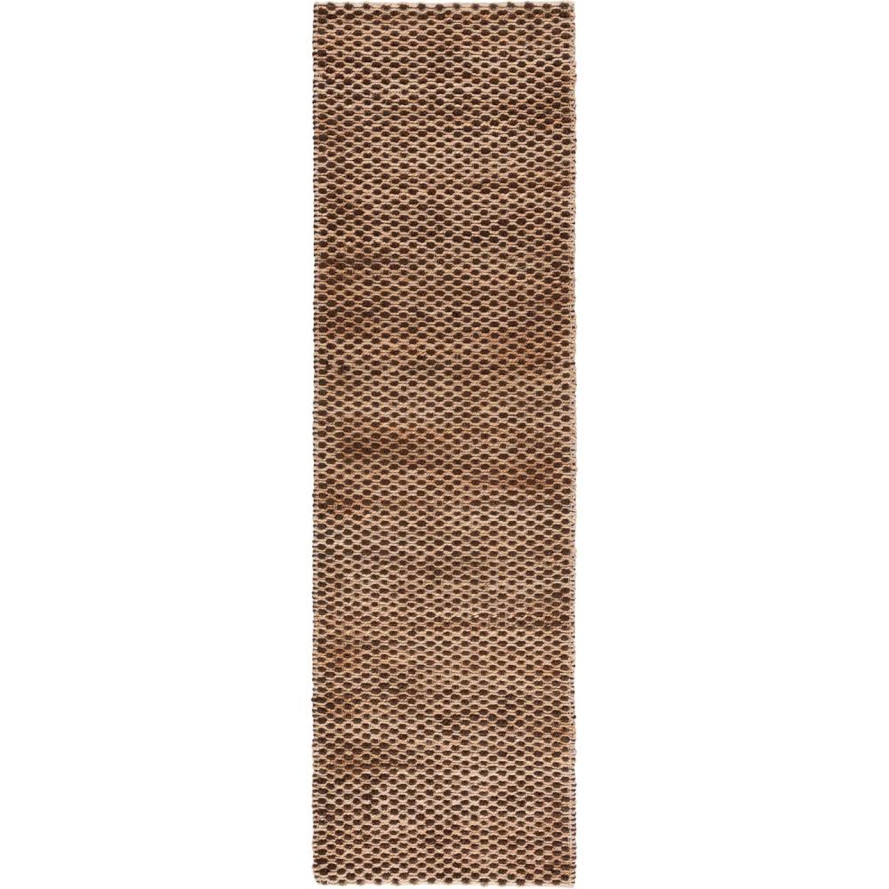 image:imageSAFAVIEH Natural Fiber Collection Area Rug  8 x 10 Natural amp Green Handmade Jute Ideal for Living Room Bedroom Home Office Dining Space NFB776Y8NaturalDark Brown