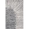 SAFAVIEH Abstract Collection Area Rug – 5′ x 8′, Black & Ivory, Handmade Wool, Ideal for High Traffic Areas in Living Room, Bedroom (ABT478Z)(Black/Ivory)