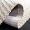 SAFAVIEH Abstract Collection Area Rug – 5′ x 8′, Black & Ivory, Handmade Wool, Ideal for High Traffic Areas in Living Room, Bedroom (ABT478Z)(Natural/Ivory)