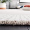SAFAVIEH Abstract Collection Area Rug – 5′ x 8′, Black & Ivory, Handmade Wool, Ideal for High Traffic Areas in Living Room, Bedroom (ABT478Z)(Natural/Ivory)