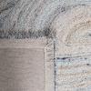 SAFAVIEH Area Rug 8×10 – Abstract Collection – Large – Beige & Blue, Handmade Wool, Ideal for Living Room, Bedroom, Office, Dining Space (ABT147M)(Beige/Blue)