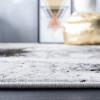 SAFAVIEH Area Rug 8×10 – Amelia Collection – Large – Charcoal & Grey, Modern Design, Non-Shedding & Easy Cleaning, Ideal for Living Room, Bedroom, Office, Dining Space (ALA277J)(Grey/Gold)