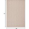 SAFAVIEH Area Rug 8×10 – Aspect Collection – Large – Natural & Ivory, Jute & Cotton, Ideal for Living Room, Bedroom, Office, Dining Space (APE402B)(Natural/Ivory)
