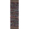 SAFAVIEH Area Rug 8×10 – Cape Cod Collection – Large – Natural & Blue, Handmade Jute & Cotton, Ideal for Living Room, Bedroom, Office, Dining Space (CAP370A)(Natural/Blue)