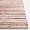 SAFAVIEH Area Rug 8×10 – Cape Cod Collection – Large – Natural & Green, Geometric Design, Ideal for Living Room, Bedroom, Office, Dining Space (CAP151Y)(Natural/Rust)