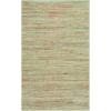 SAFAVIEH Area Rug 8×10 – Cape Cod Collection – Large – Pink & Natural, Handmade Jute & Cotton, Ideal for Living Room, Bedroom, Dining Space (CAP236U)(Green/Natural)