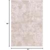 SAFAVIEH Area Rug 8×10 – Century Collection – Large – Beige & Grey, Modern Design, Non-Shedding & Easy Cleaning, Ideal for Living Room, Bedroom, Office, Dining Space (CTY339B)(Beige)