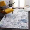 SAFAVIEH Area Rug 8×10 – Century Collection – Large – Beige & Grey, Modern Design, Non-Shedding & Easy Cleaning, Ideal for Living Room, Bedroom, Office, Dining Space (CTY339B)(Grey/Blue)